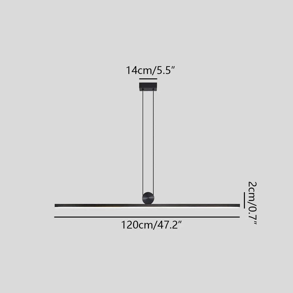 Lampa wisząca liniowa Arelo