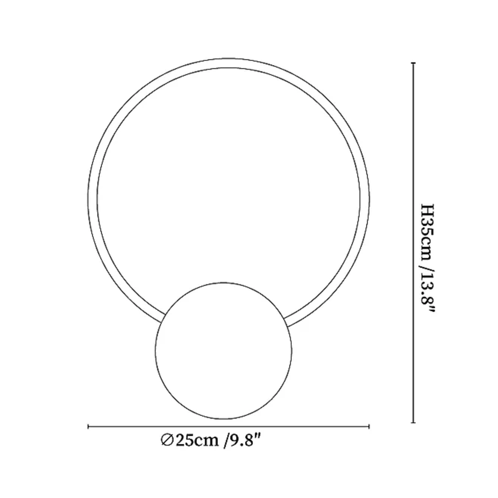 Lampa ścienna Acento
