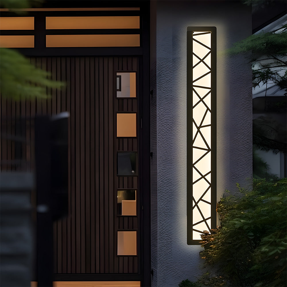 Blockshape Wall Lamp for Outdoors