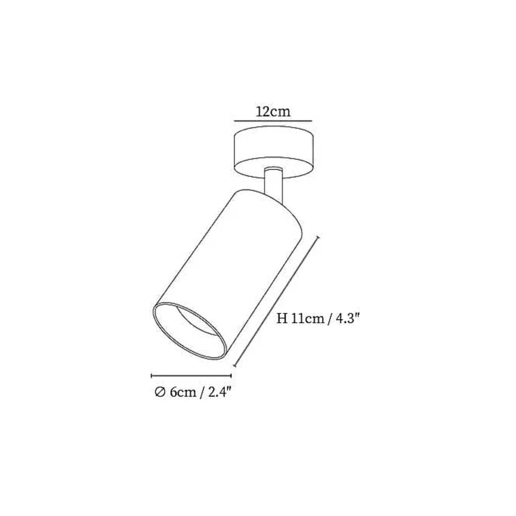 Plafonnier Alzo Spotlight