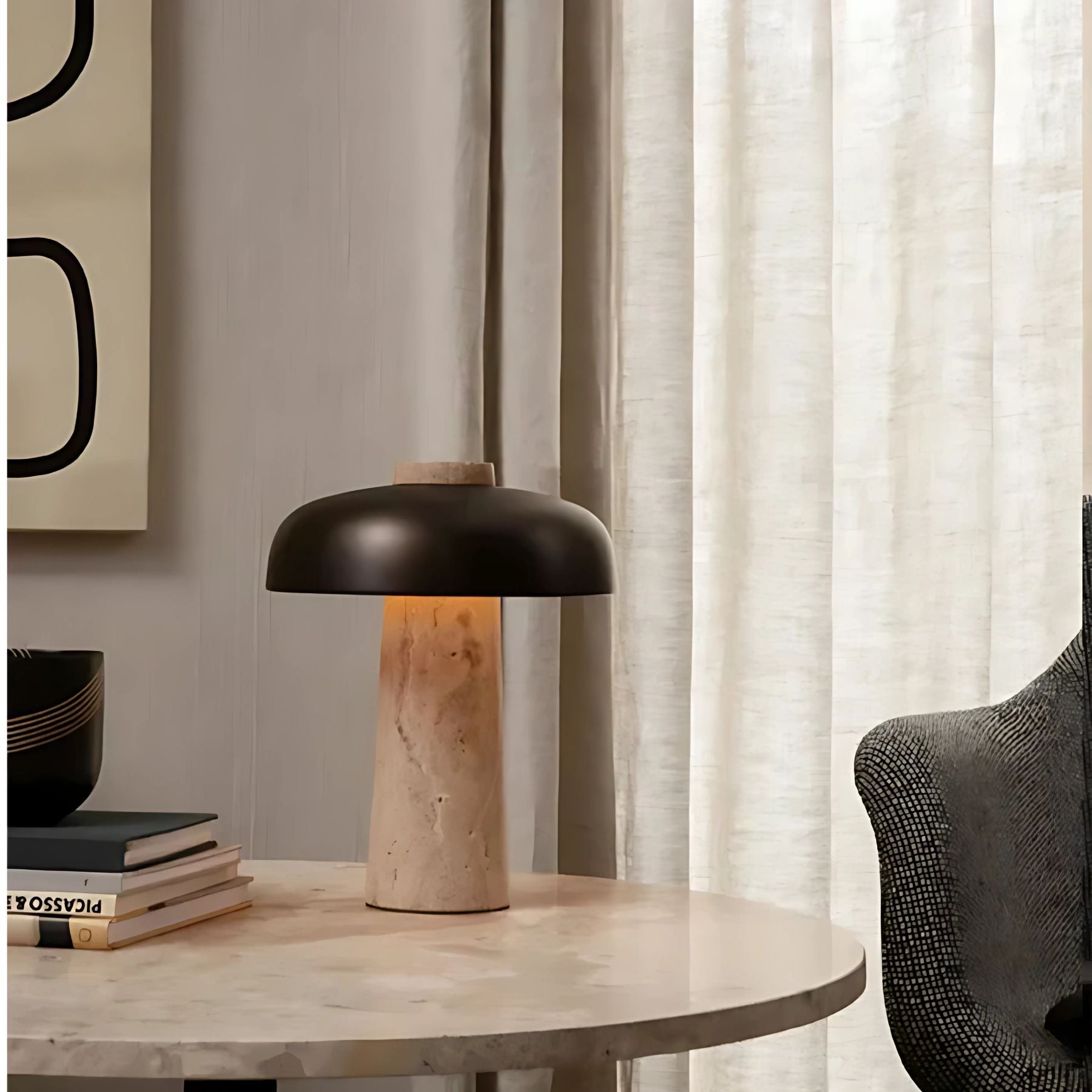 Lampa stołowa Alto Travertine