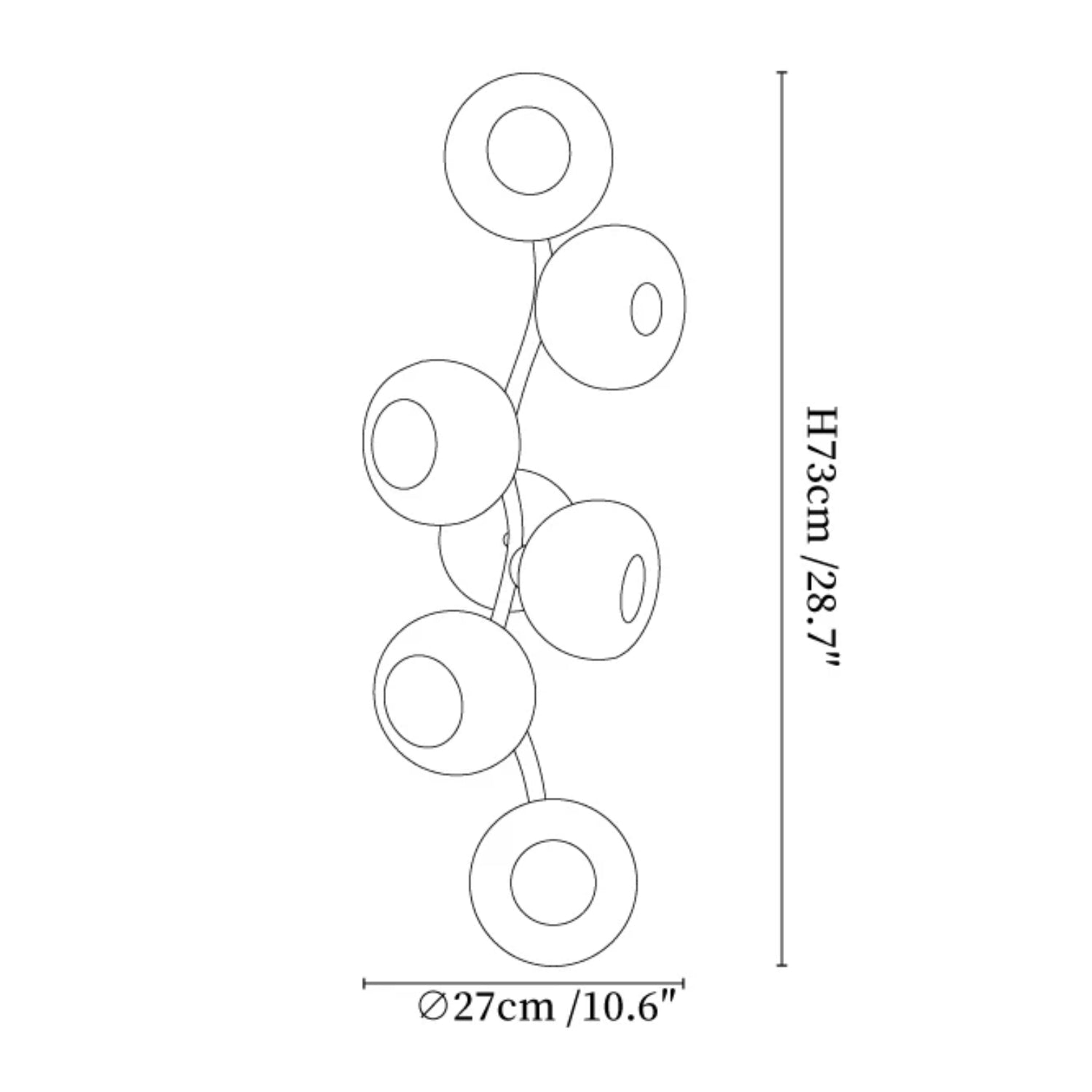Applique murale Aurovine