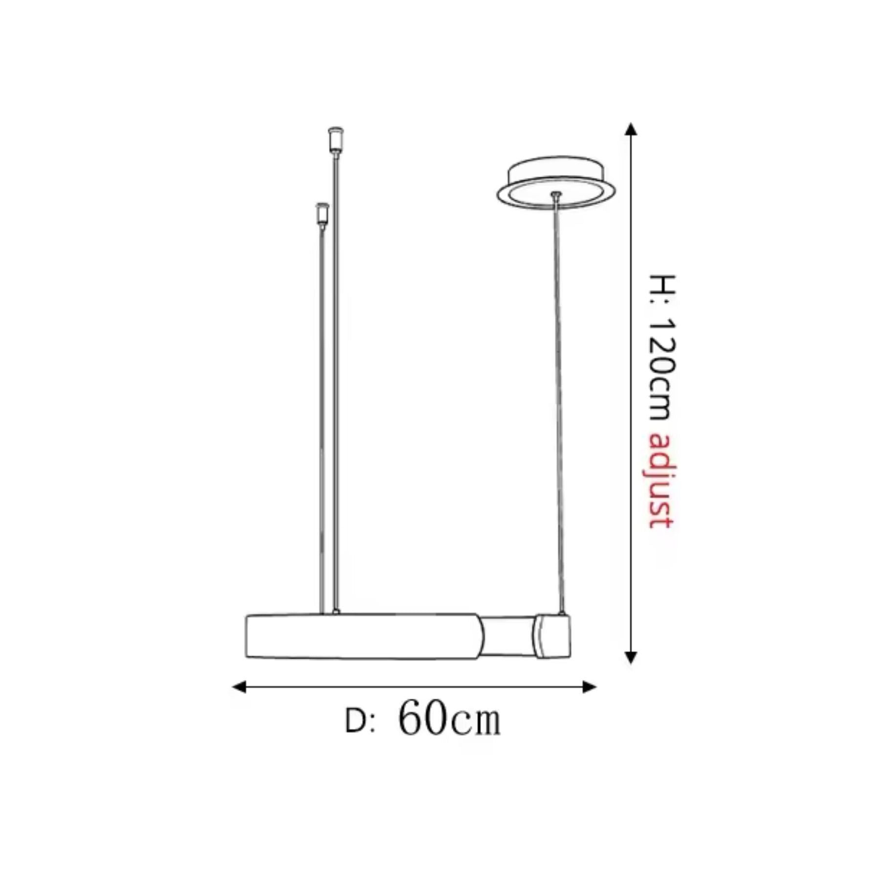 Suspension Aurum Circle
