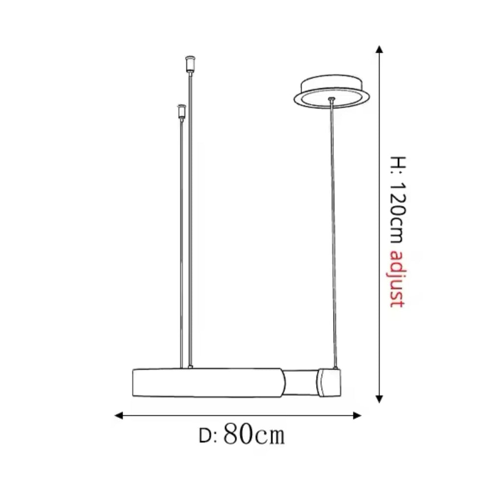 Suspension Aurum Circle