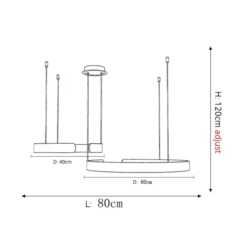 Suspension Aurum Circle