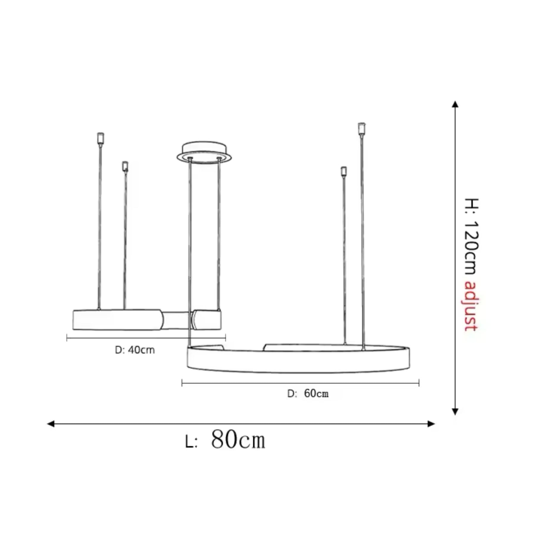 Suspension Aurum Circle