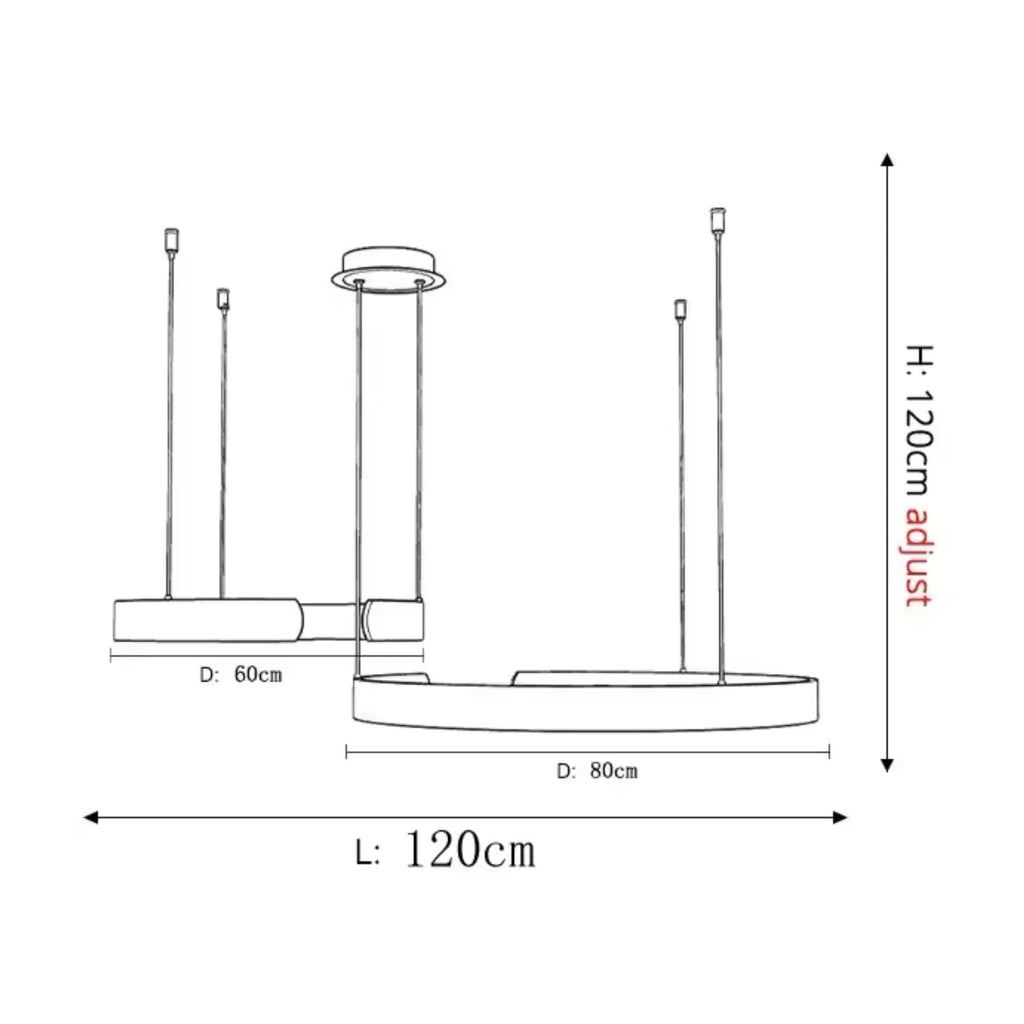Suspension Aurum Circle