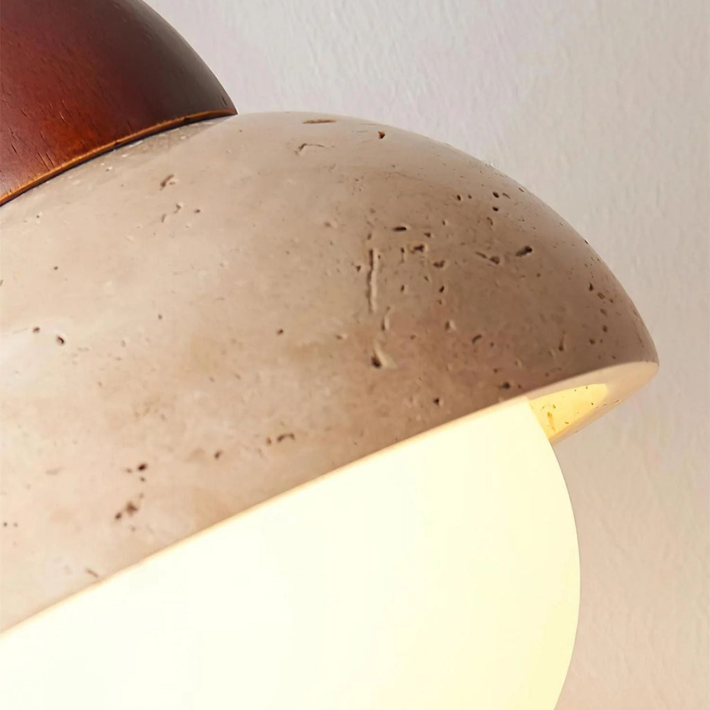 Applique murale Bellemon en pierre naturelle