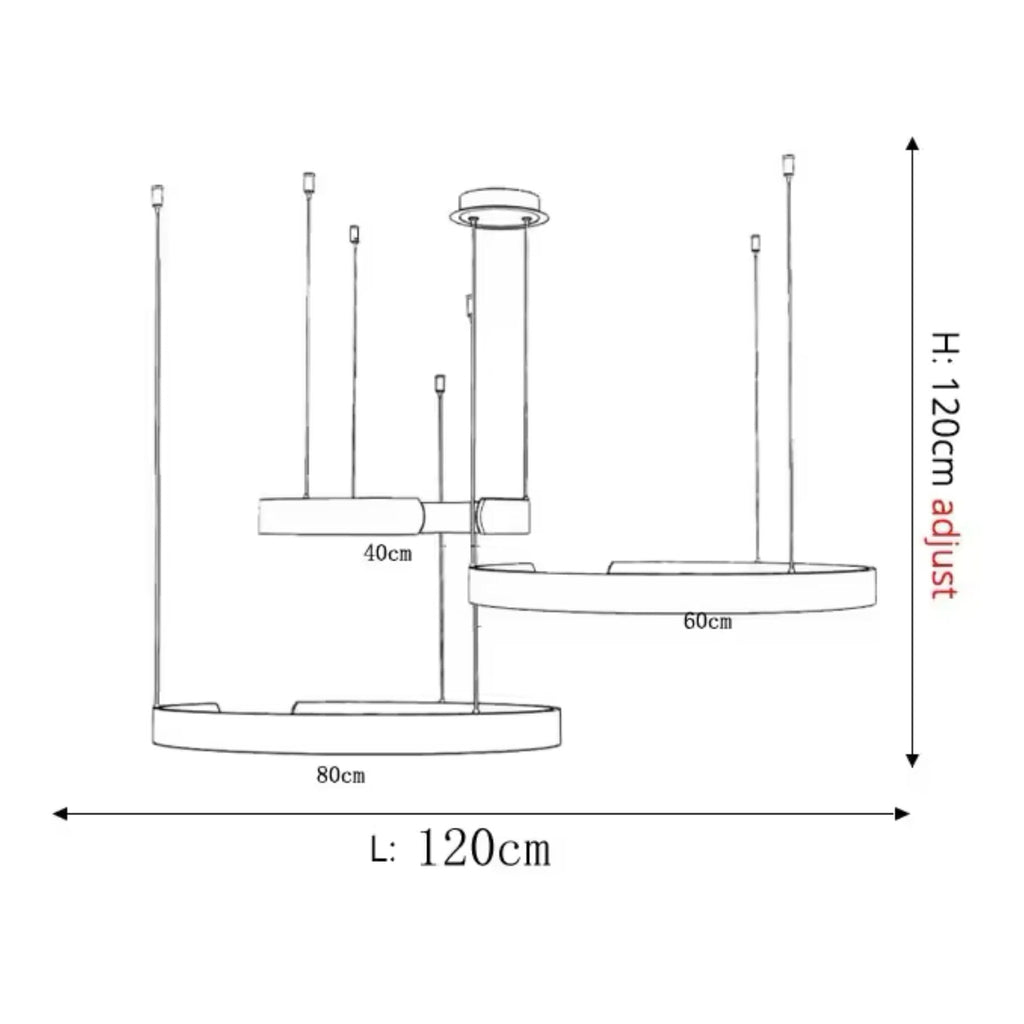 Suspension Aurum Circle