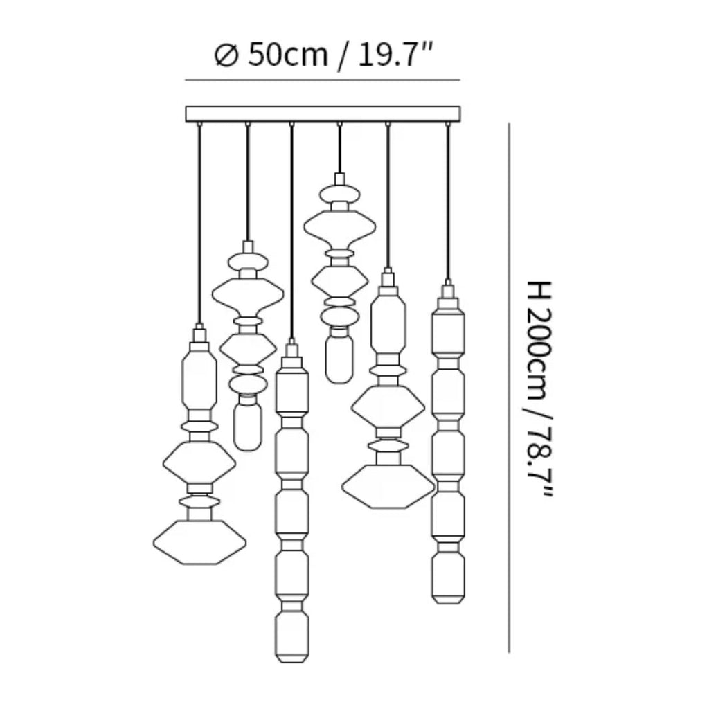 Lampa wisząca Belloze Designer