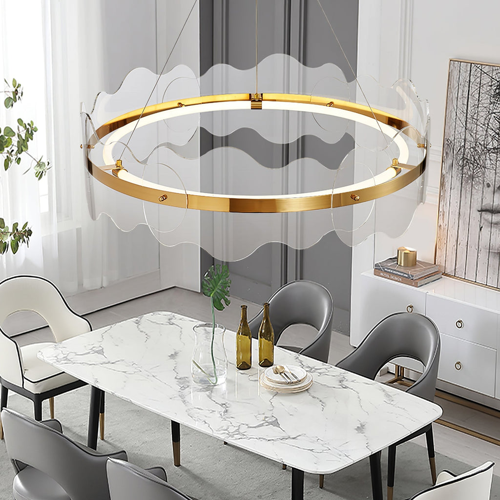 Suspension ondulée en acrylon