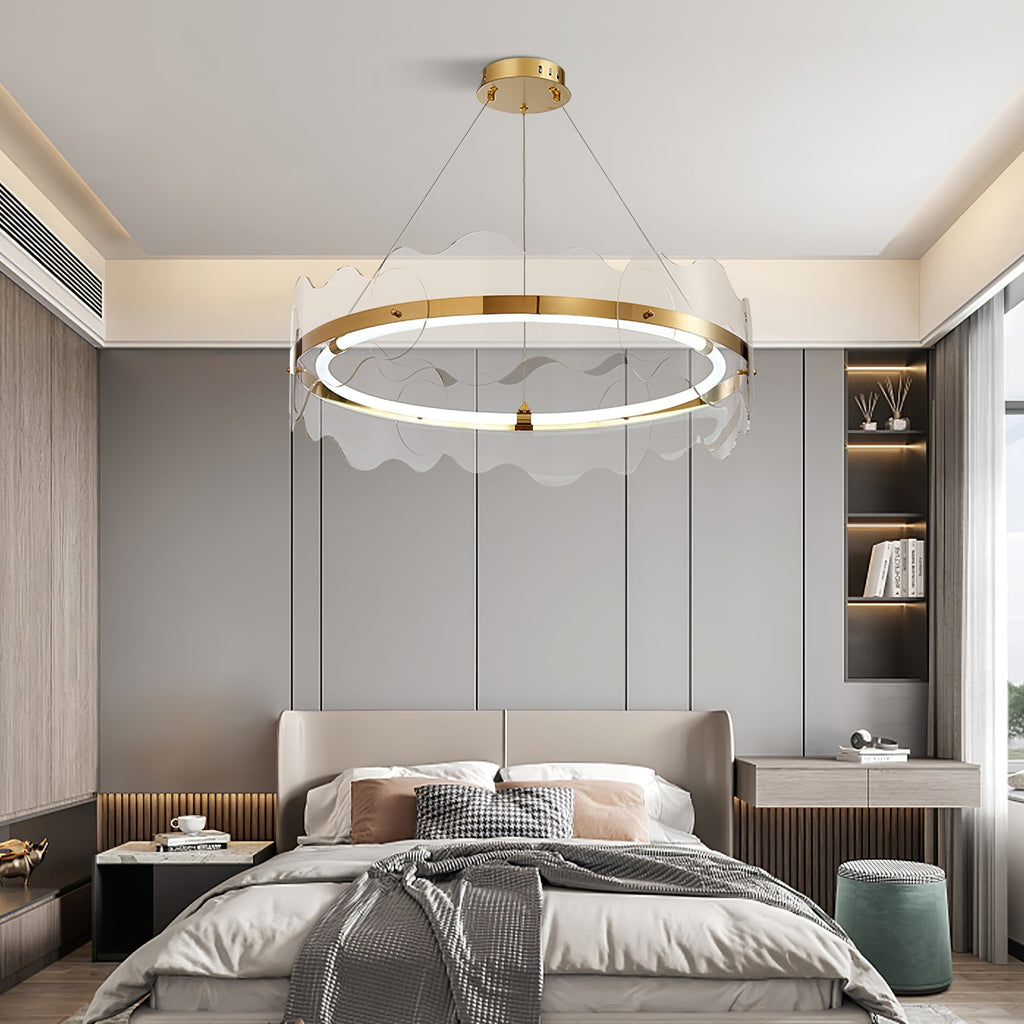 Suspension ondulée en acrylon