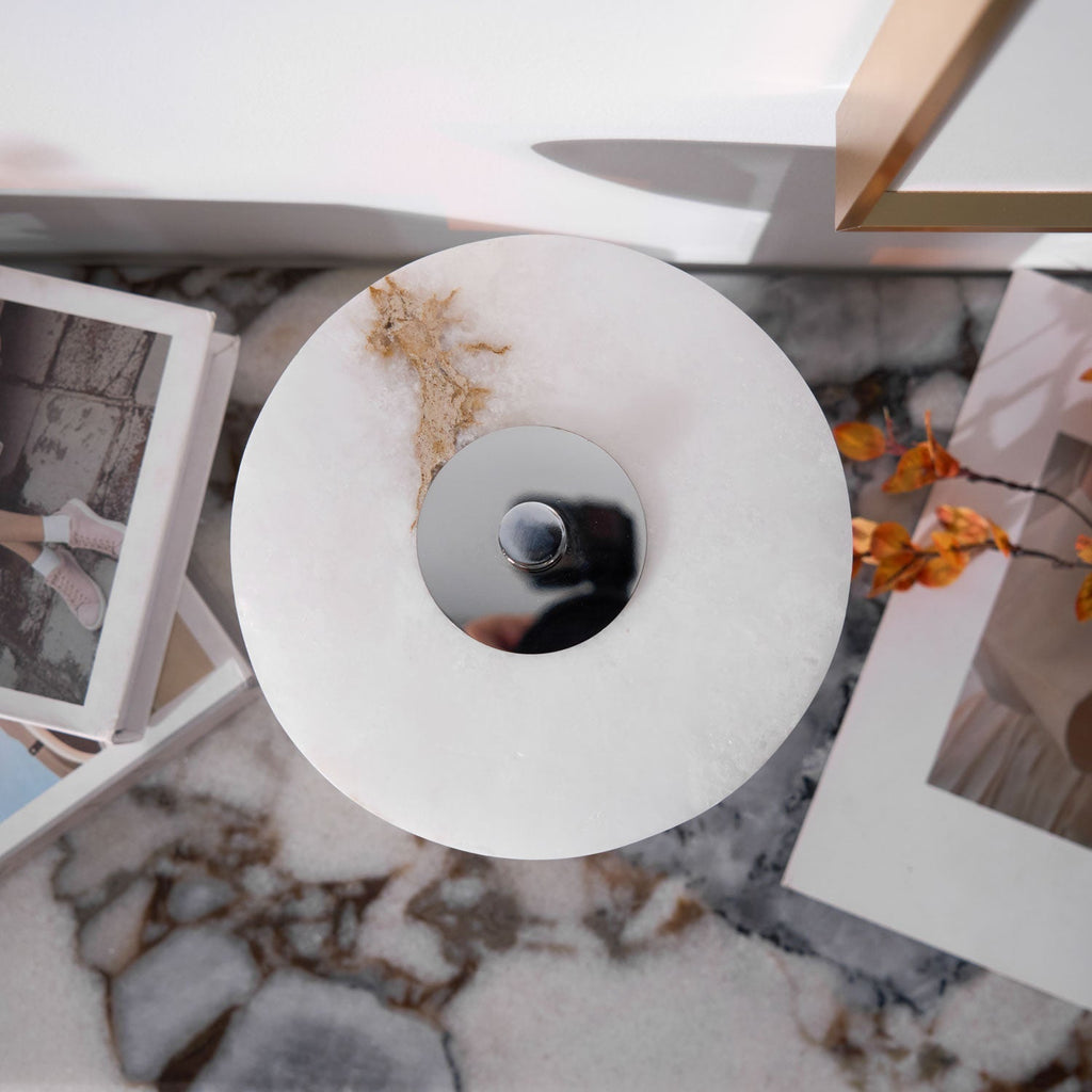 Lampa stołowa Aesmoze Alabaster