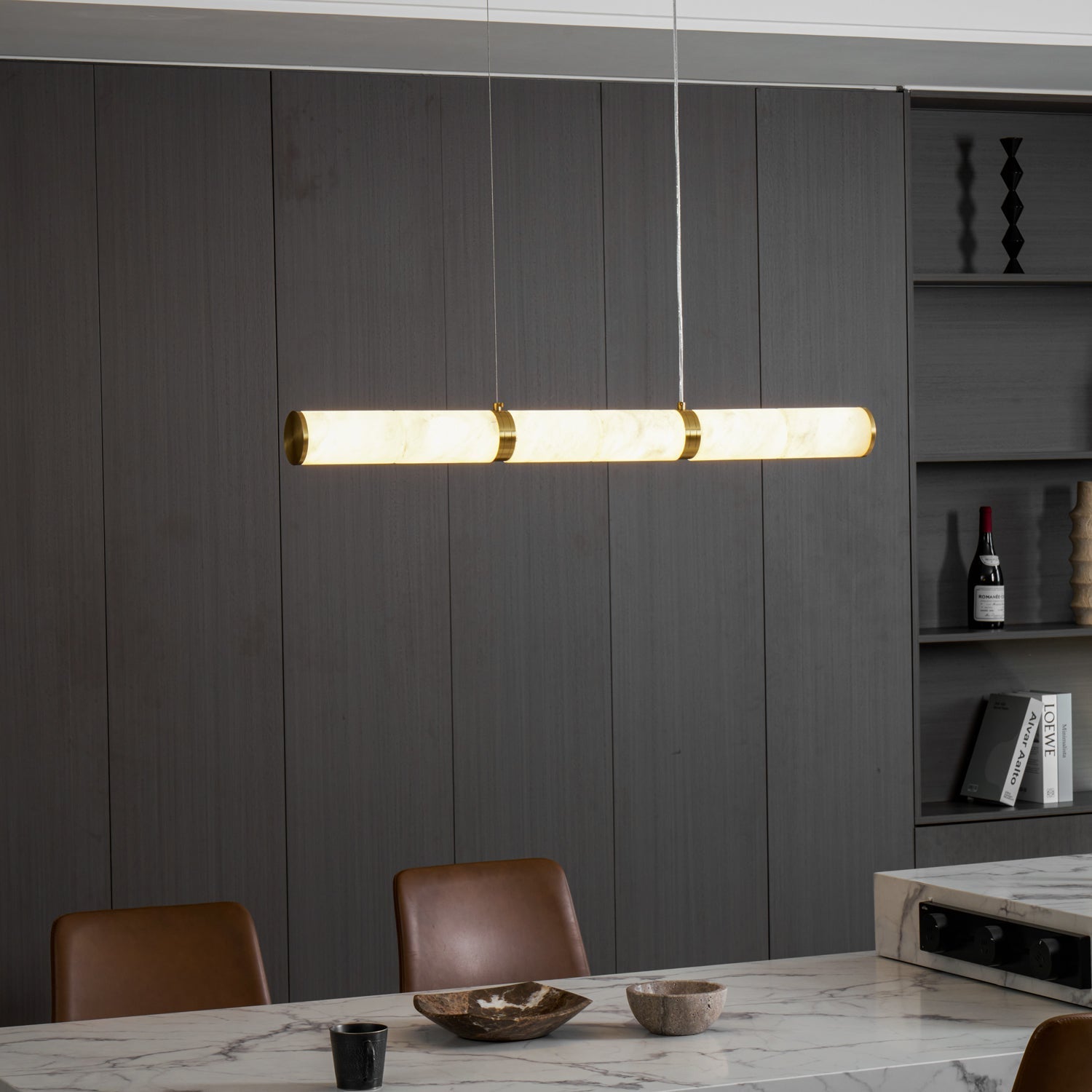Becoza Alabaster Linear Pendant Lamp