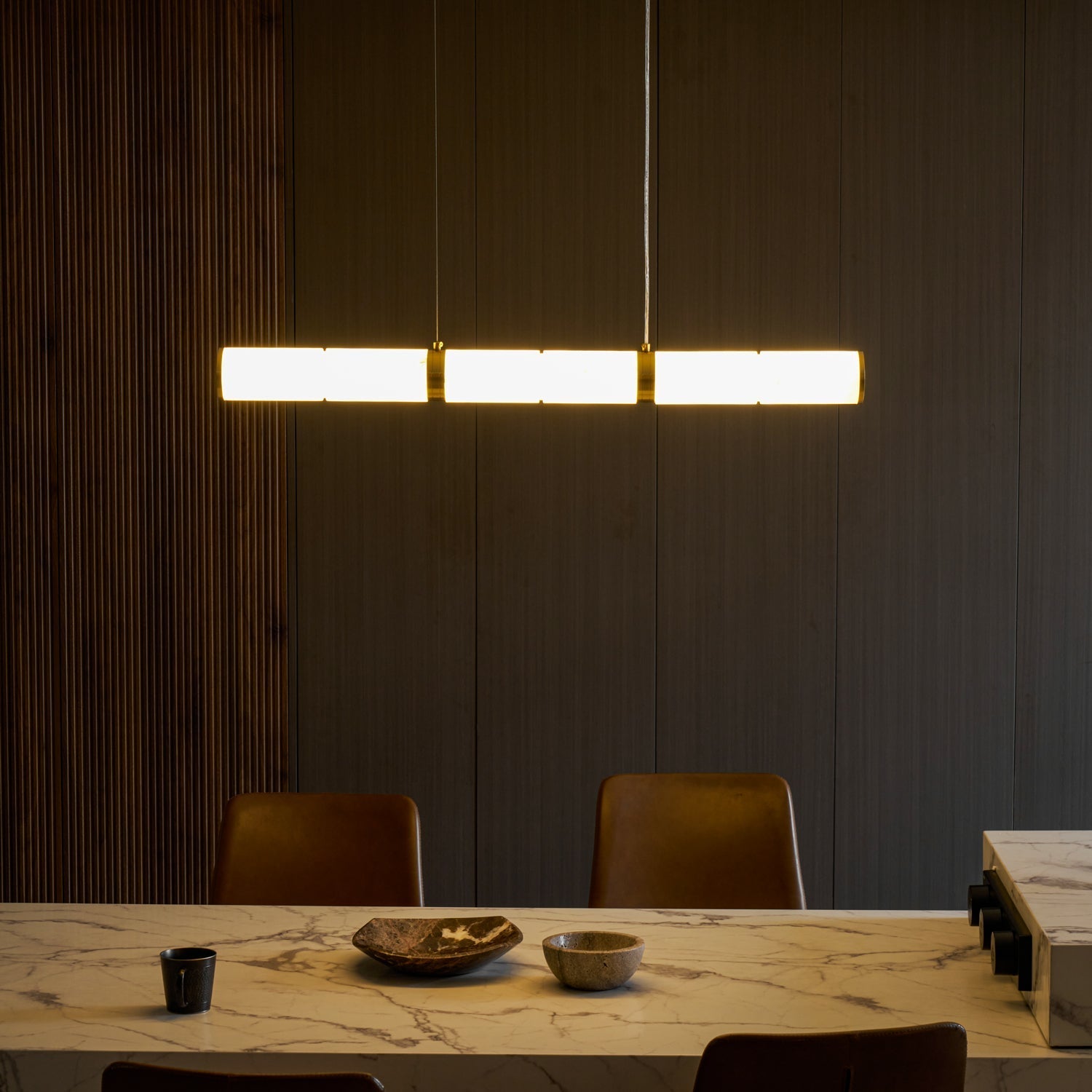Becoza Alabaster Linear Pendant Lamp