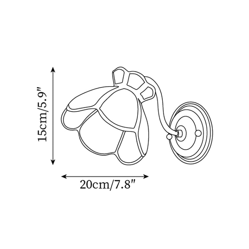 Applique murale Alvessio Flower
