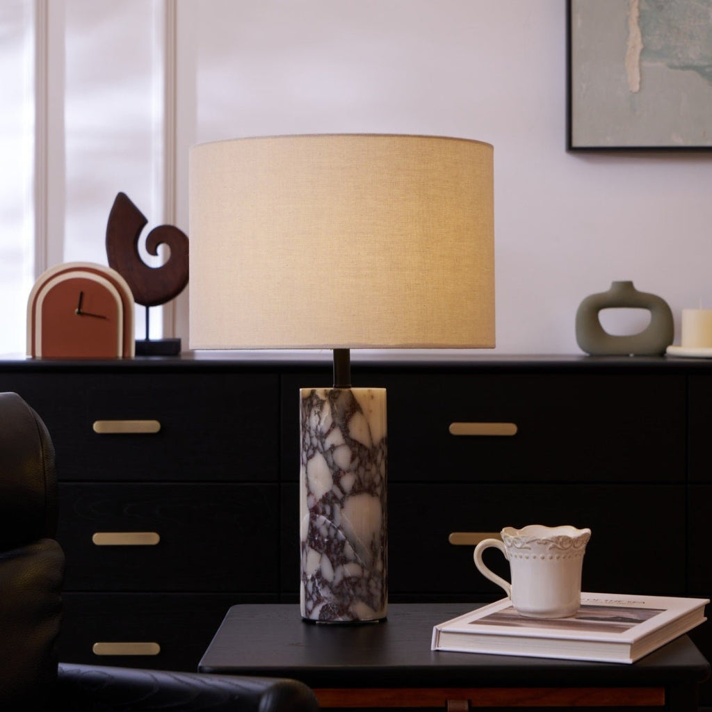 Lampa stołowa marmurowa Aromefa