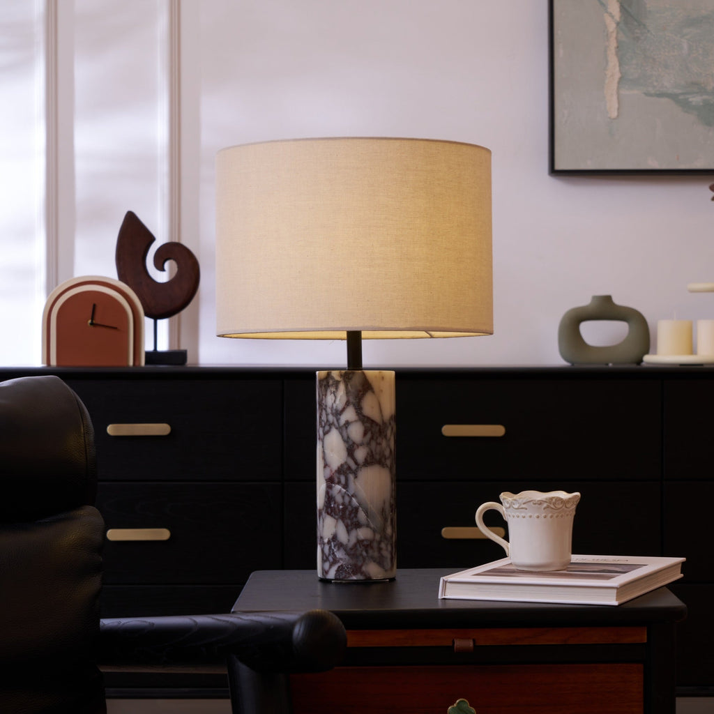 Lampa stołowa marmurowa Aromefa