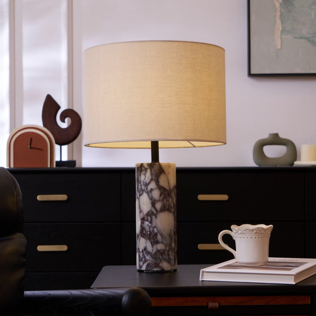 Lampa stołowa marmurowa Aromefa