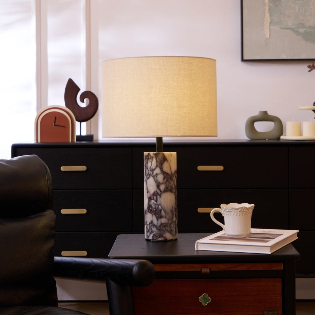 Lampa stołowa marmurowa Aromefa