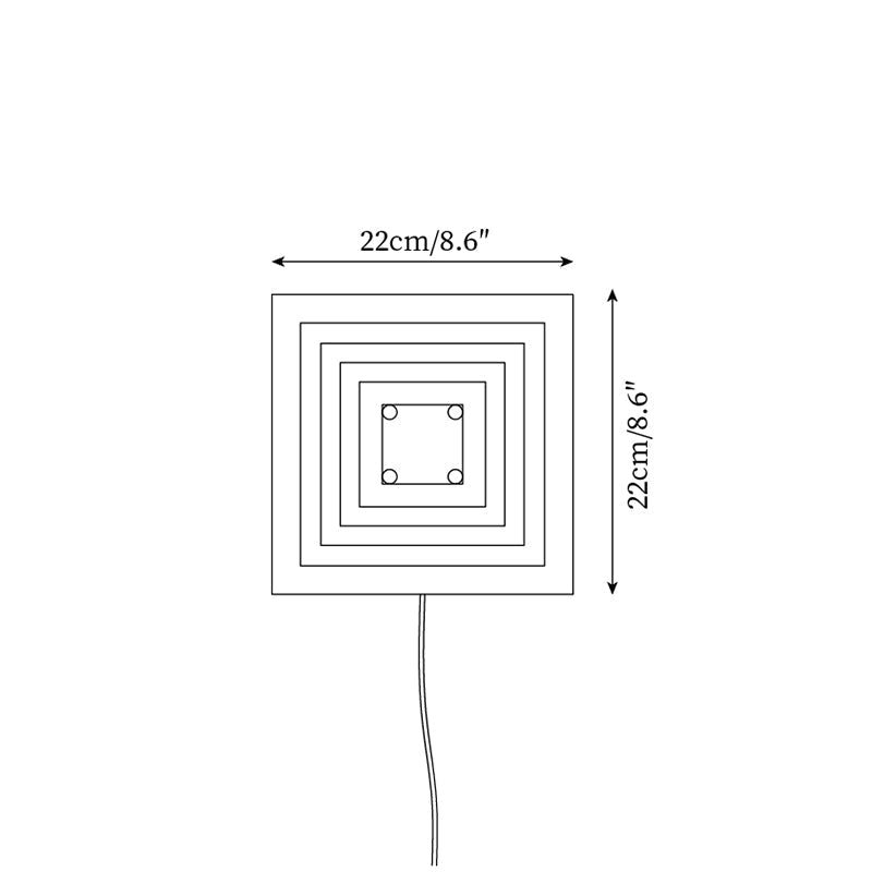 Bellin Plug In Wall Lamp