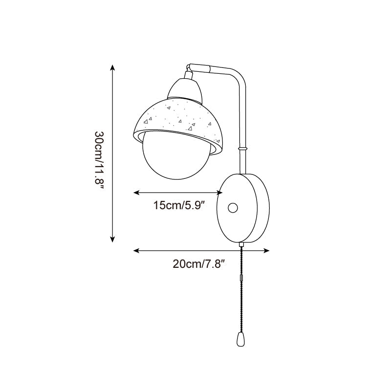 Bellemon Natural Stone Wall Lamp