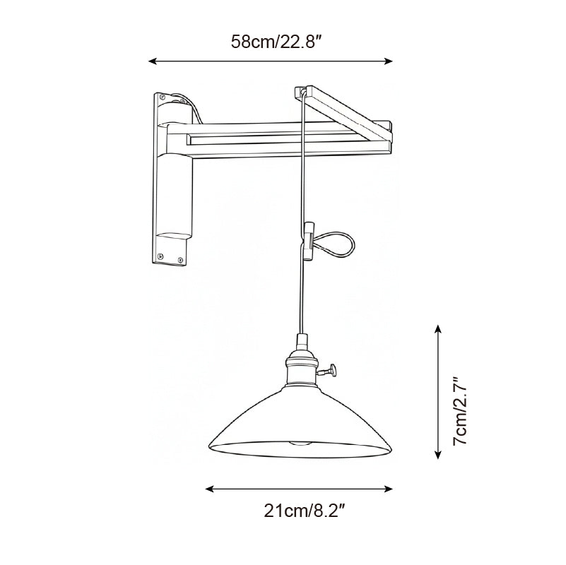 Befosa Swing Arm Wall Lamp