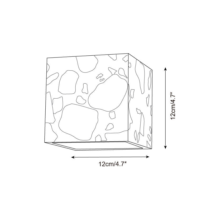Kinkiet z naturalnego kamienia Belisca
