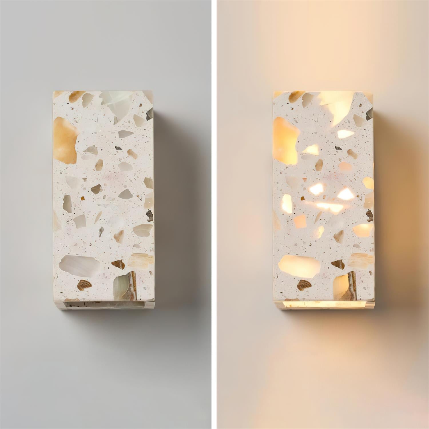 Belisca Natural Stone Wall Lamp