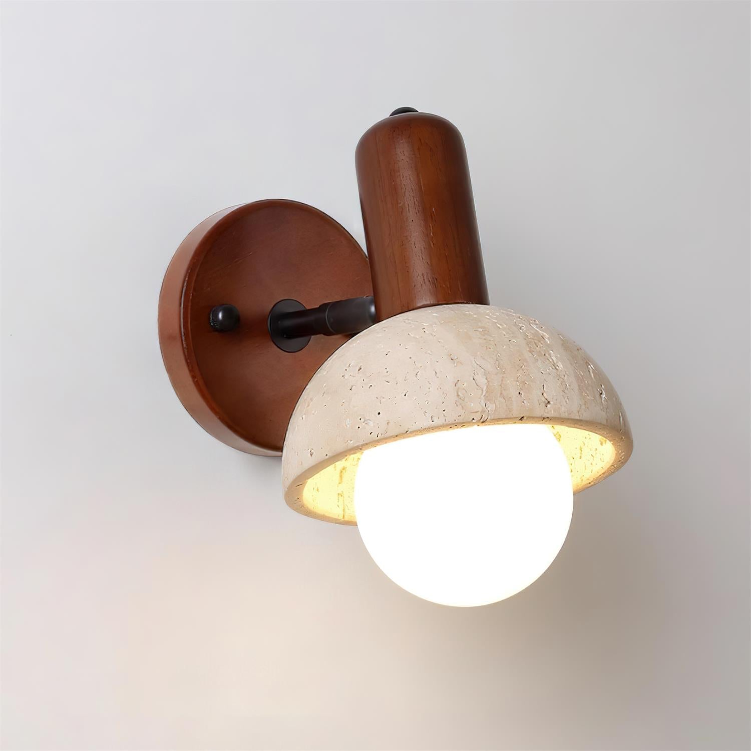 Belunis Natural Stone Wall Lamp