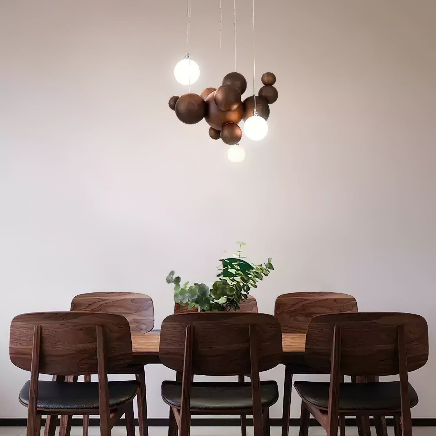 Beo Wooden Ball Pendant Lamp