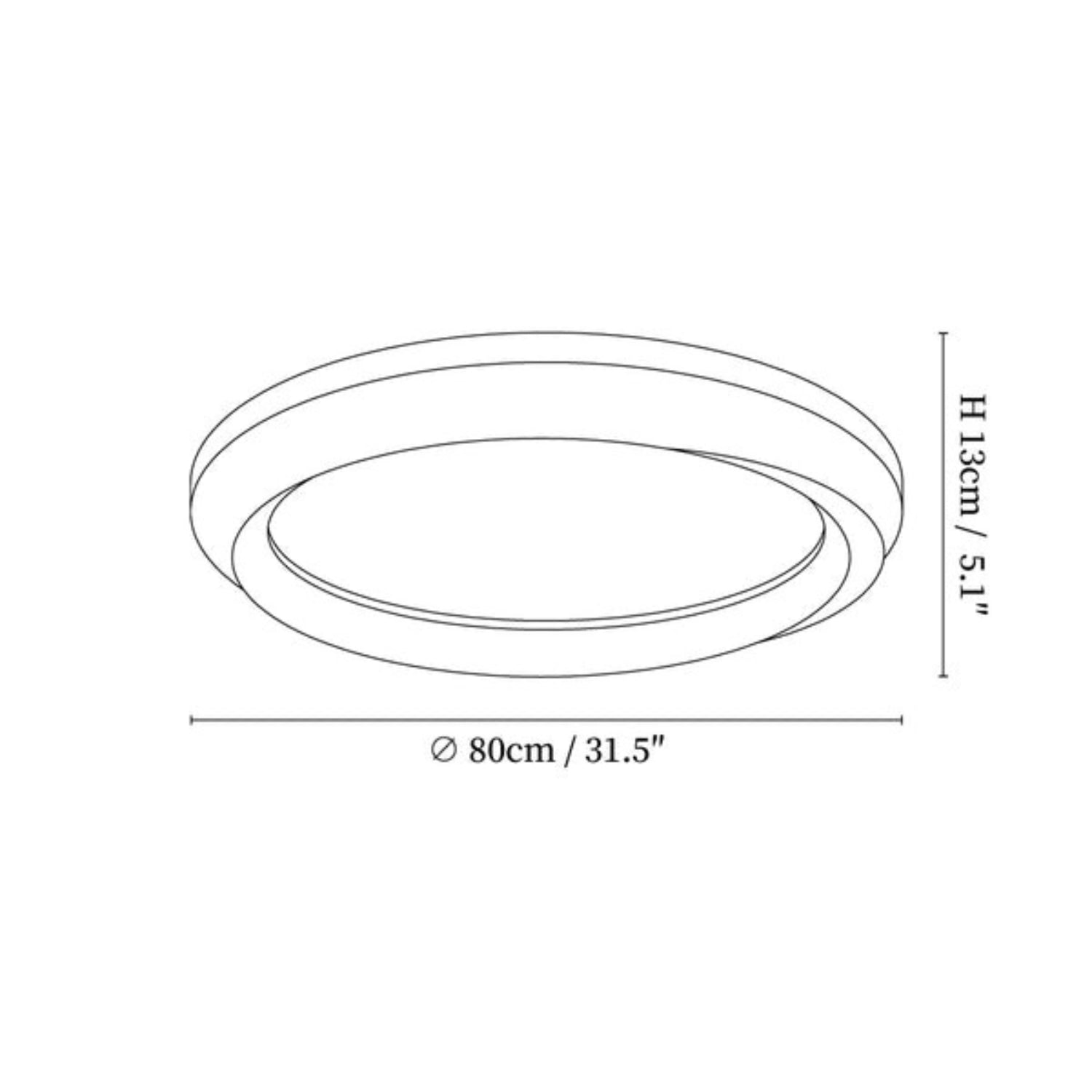 Belosca Wooden Ceiling Lamp