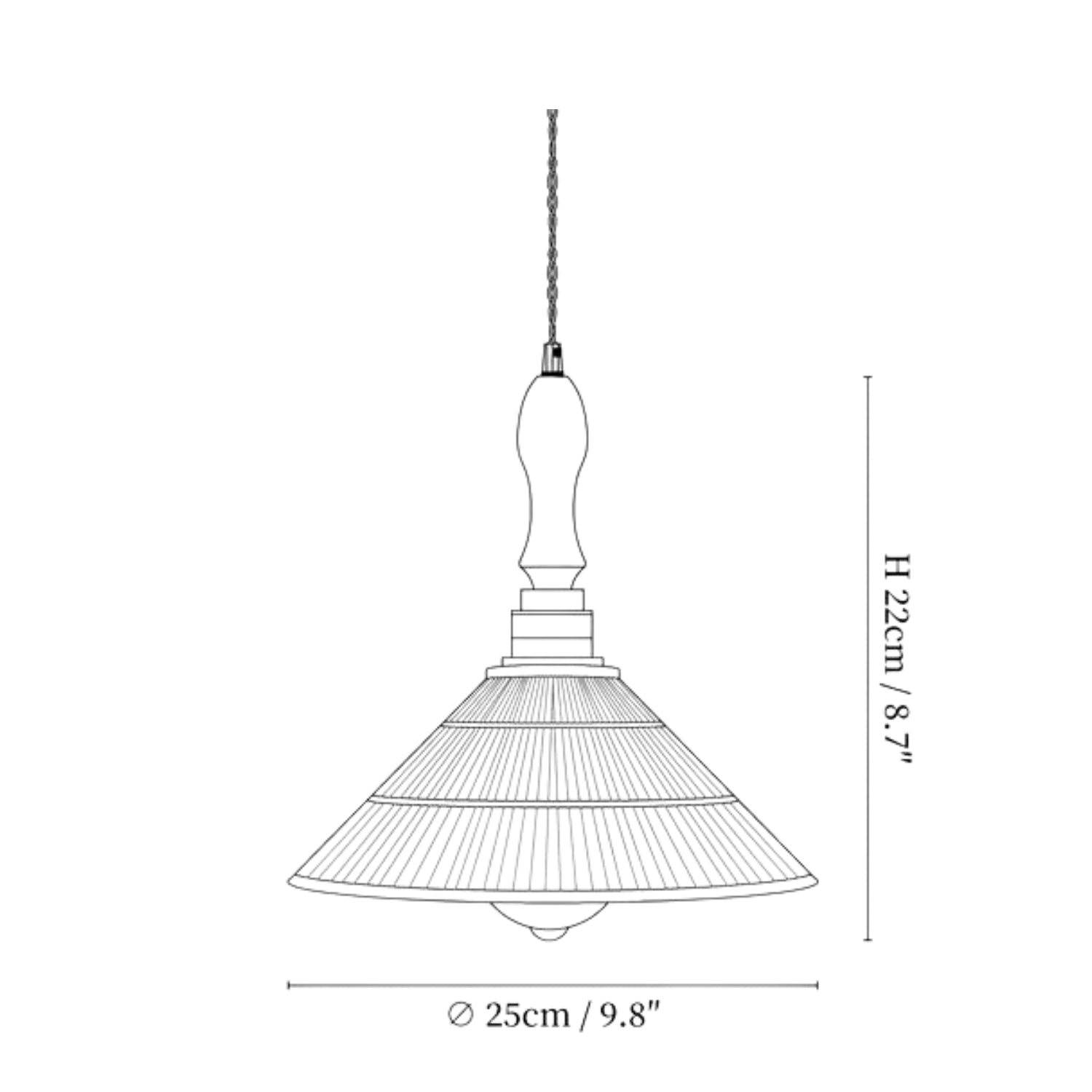 Belfa Vintage Pendant Lamp