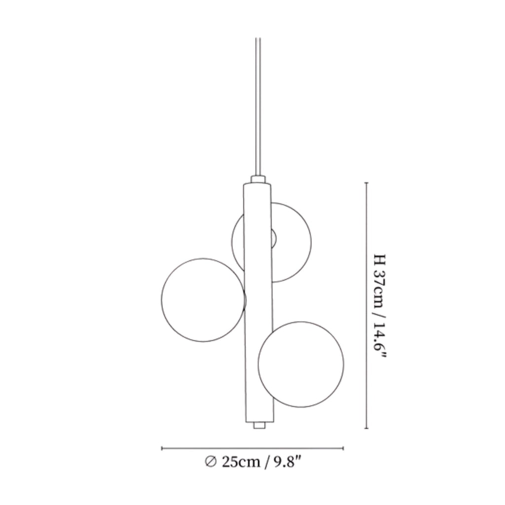 Lampa wisząca Belsphere