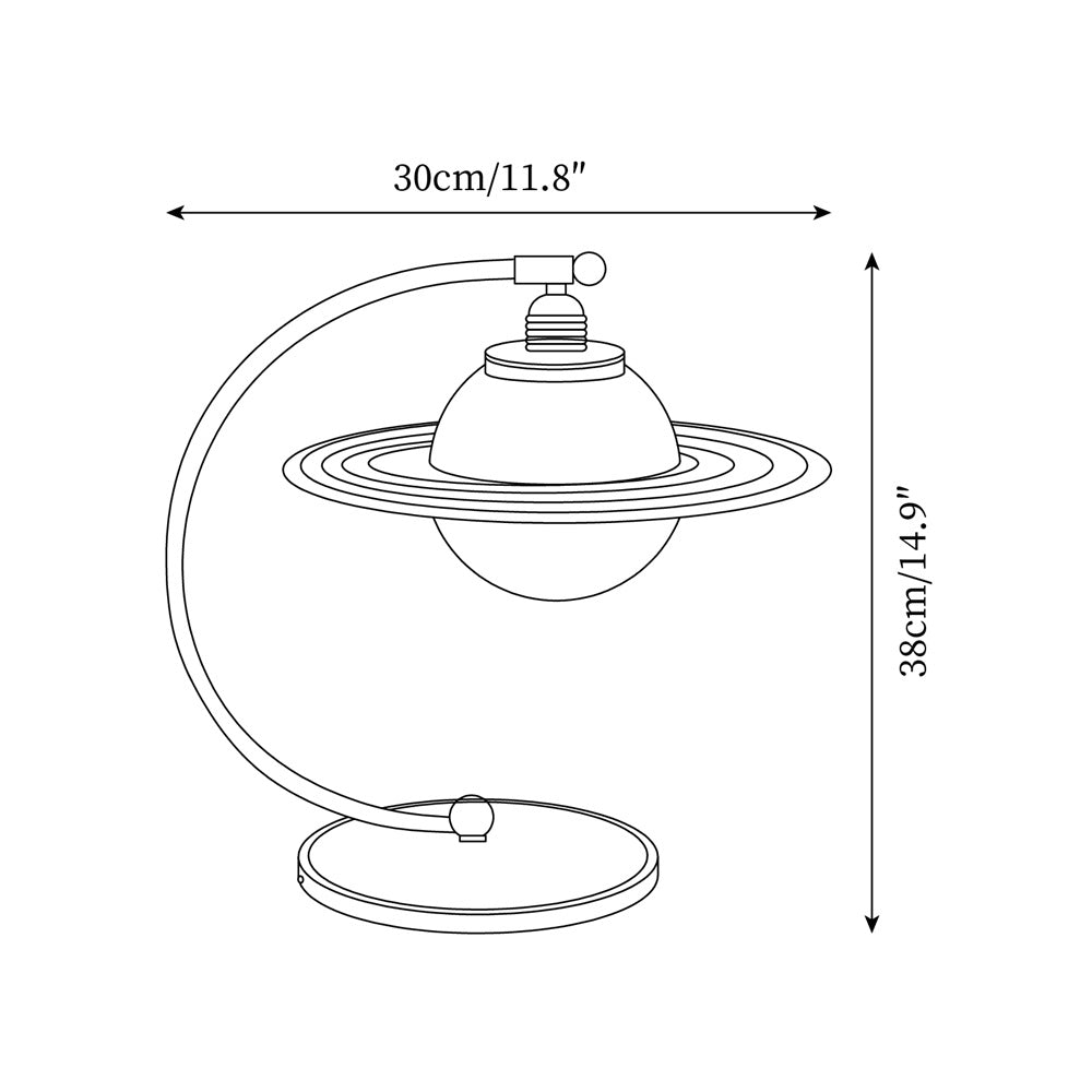Lampa stołowa Arco Green Planet