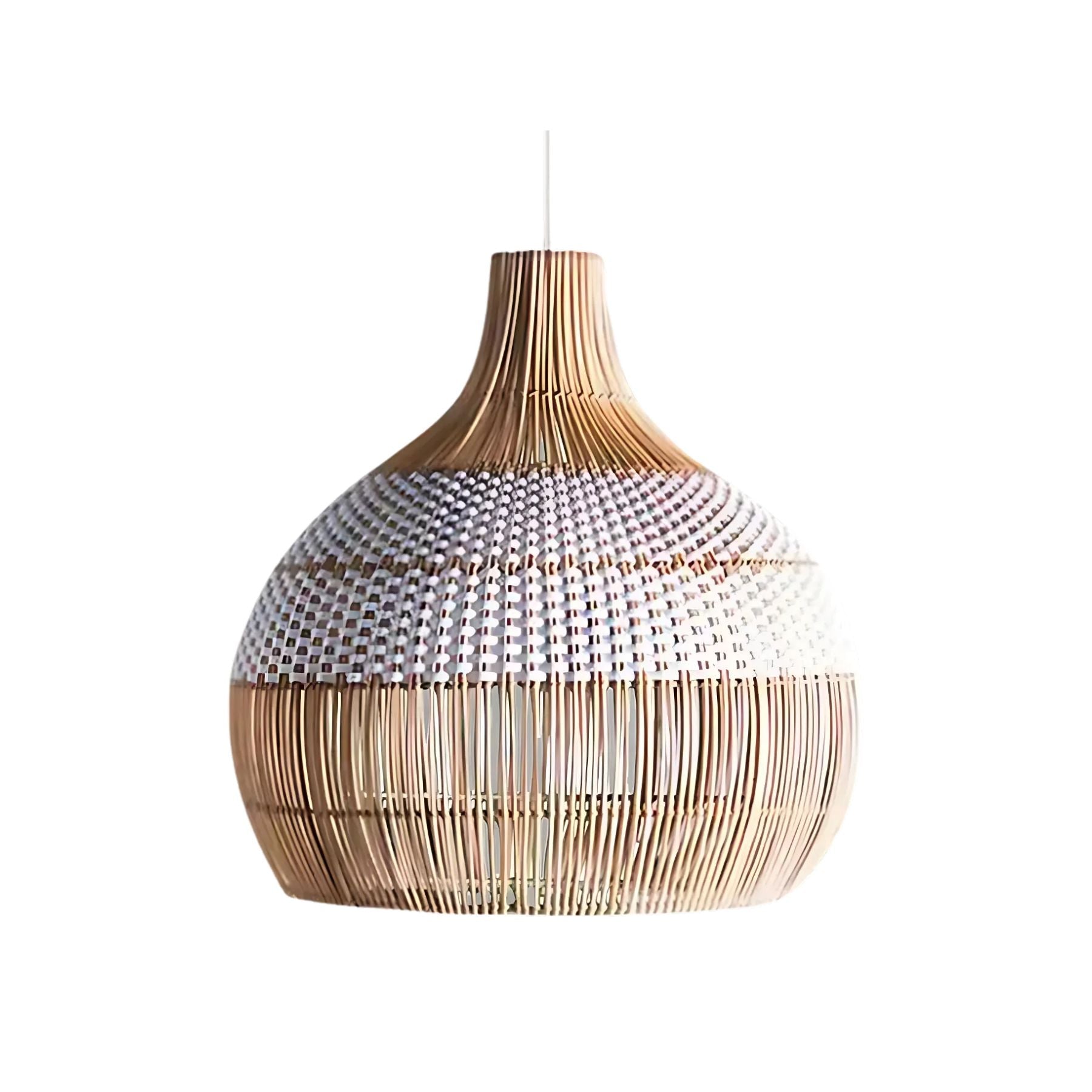 Lampe à suspension bohème tissée Avelina