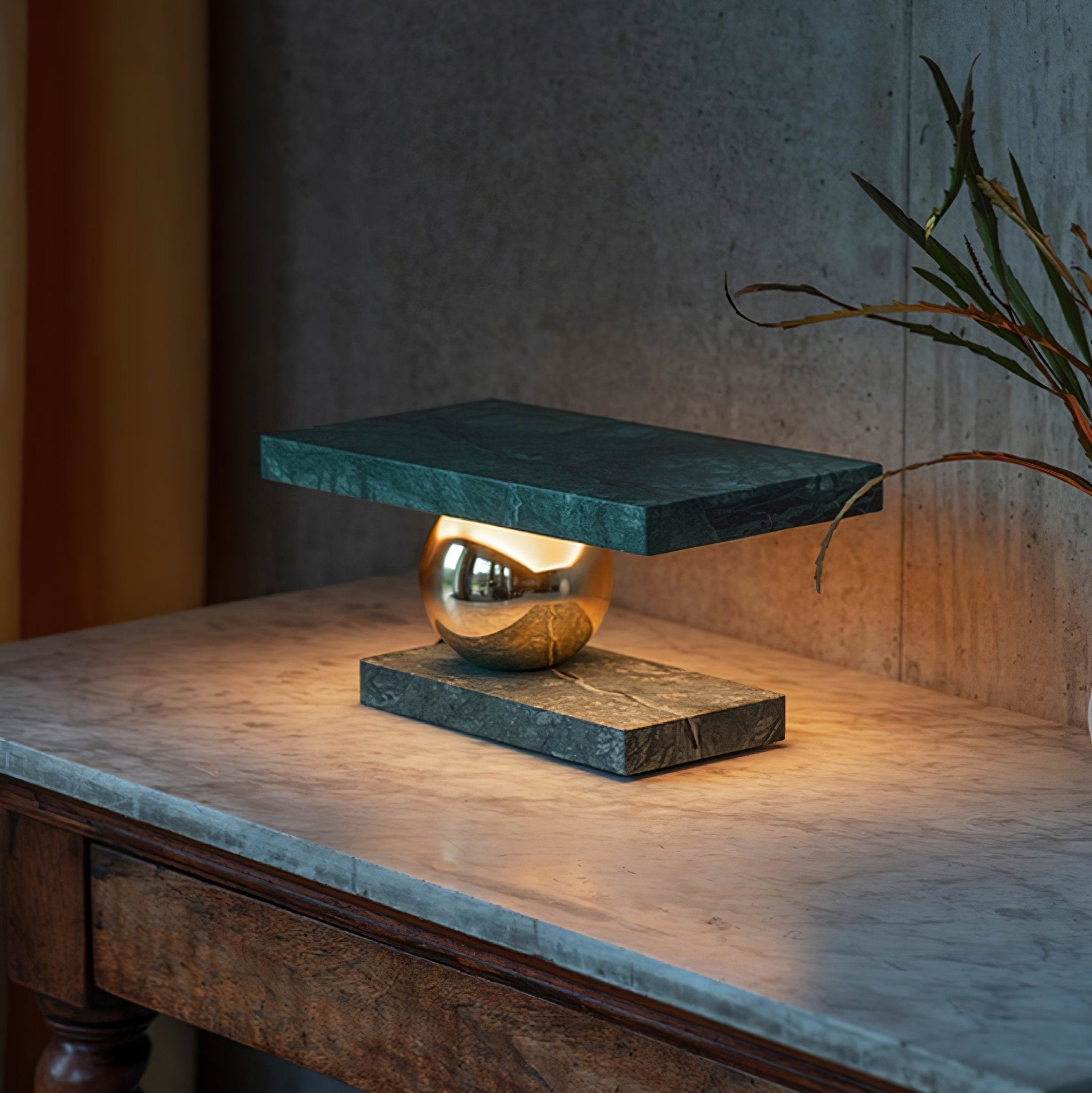 Ballsone Marble Table Lamp