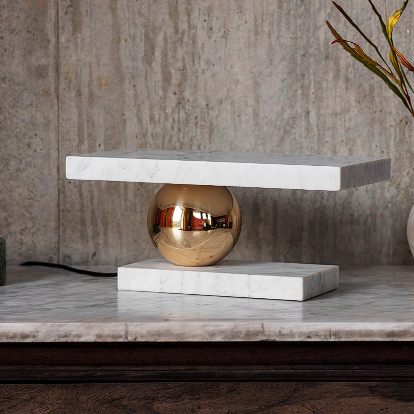 Ballsone Marble Table Lamp