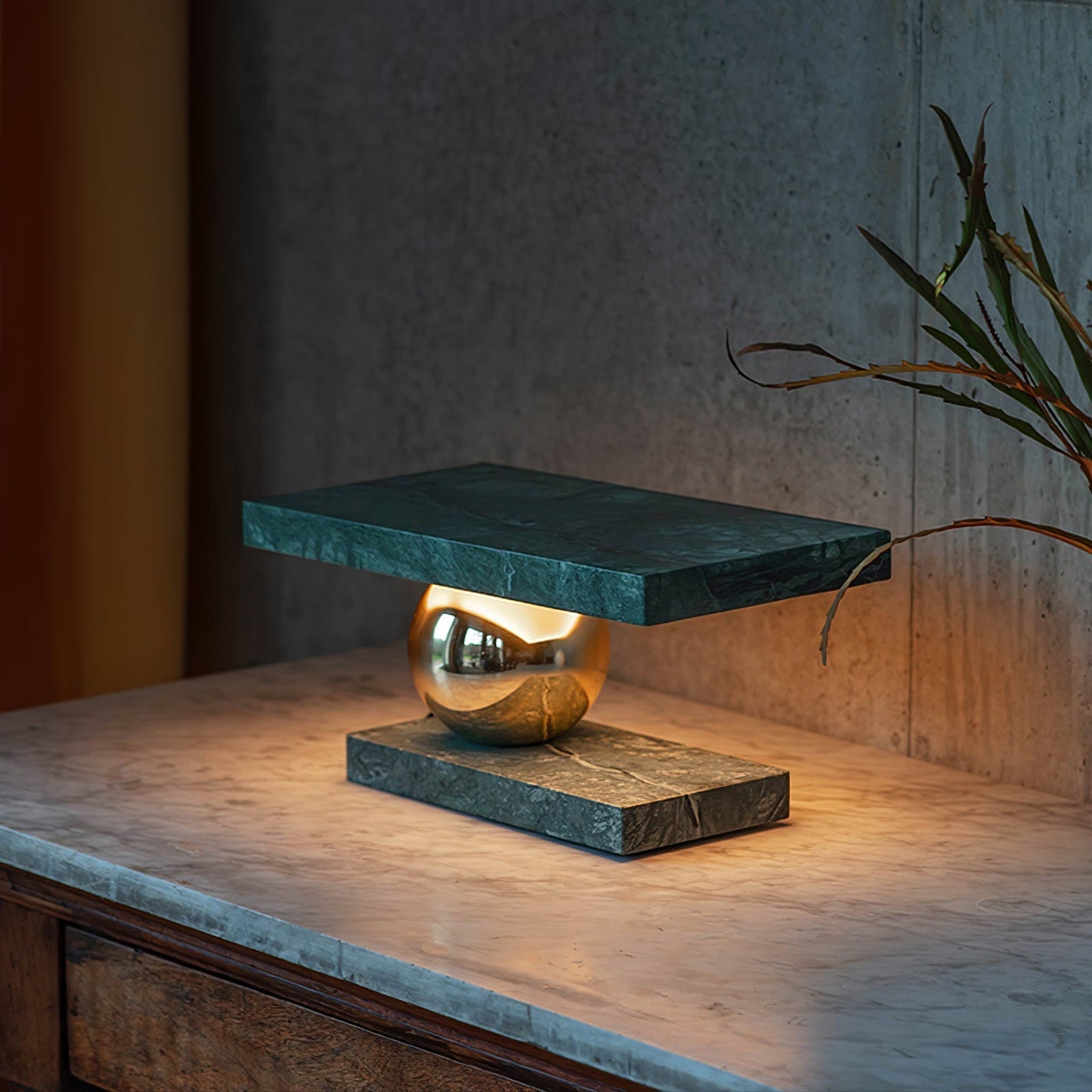 Ballsone Marble Table Lamp