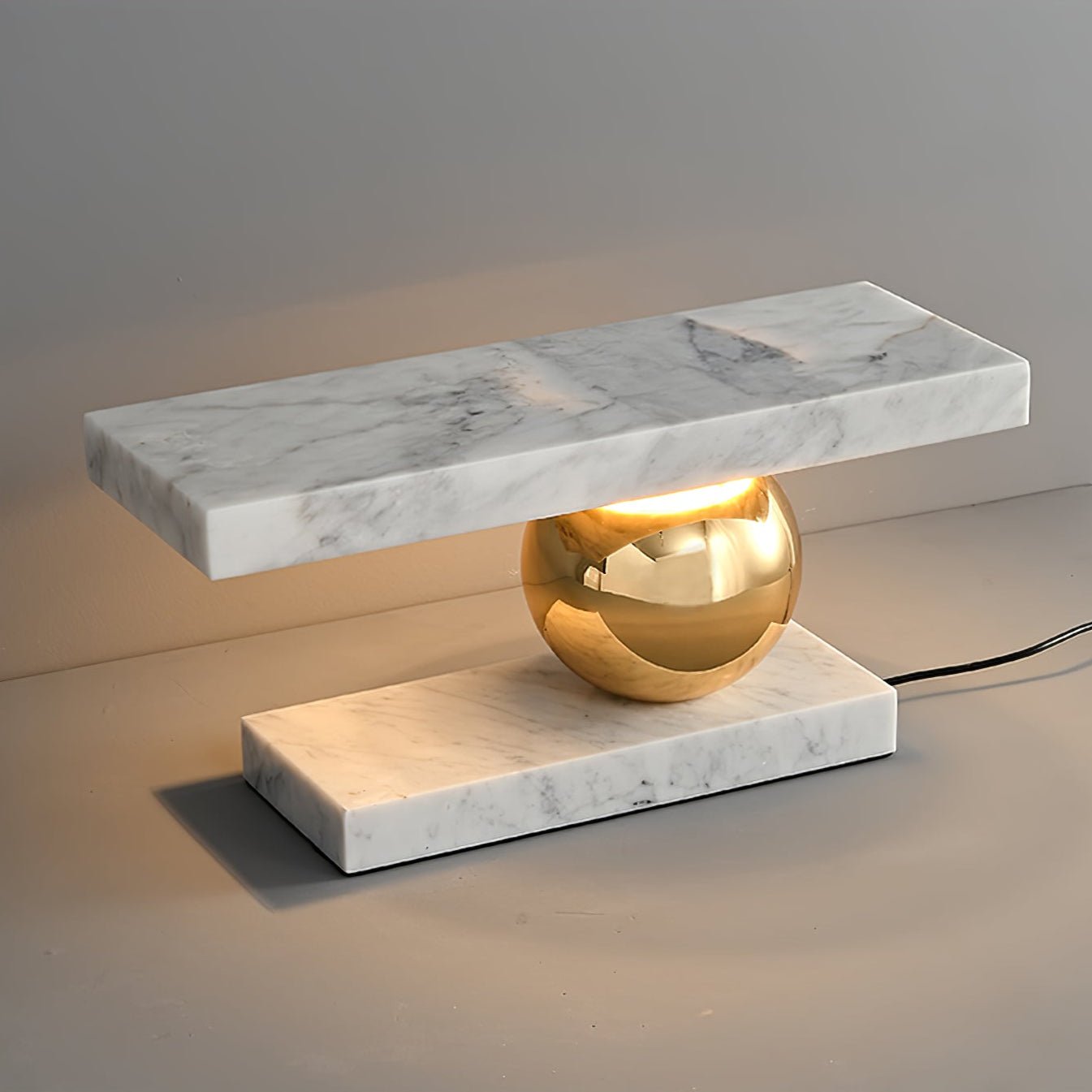 Ballsone Marble Table Lamp