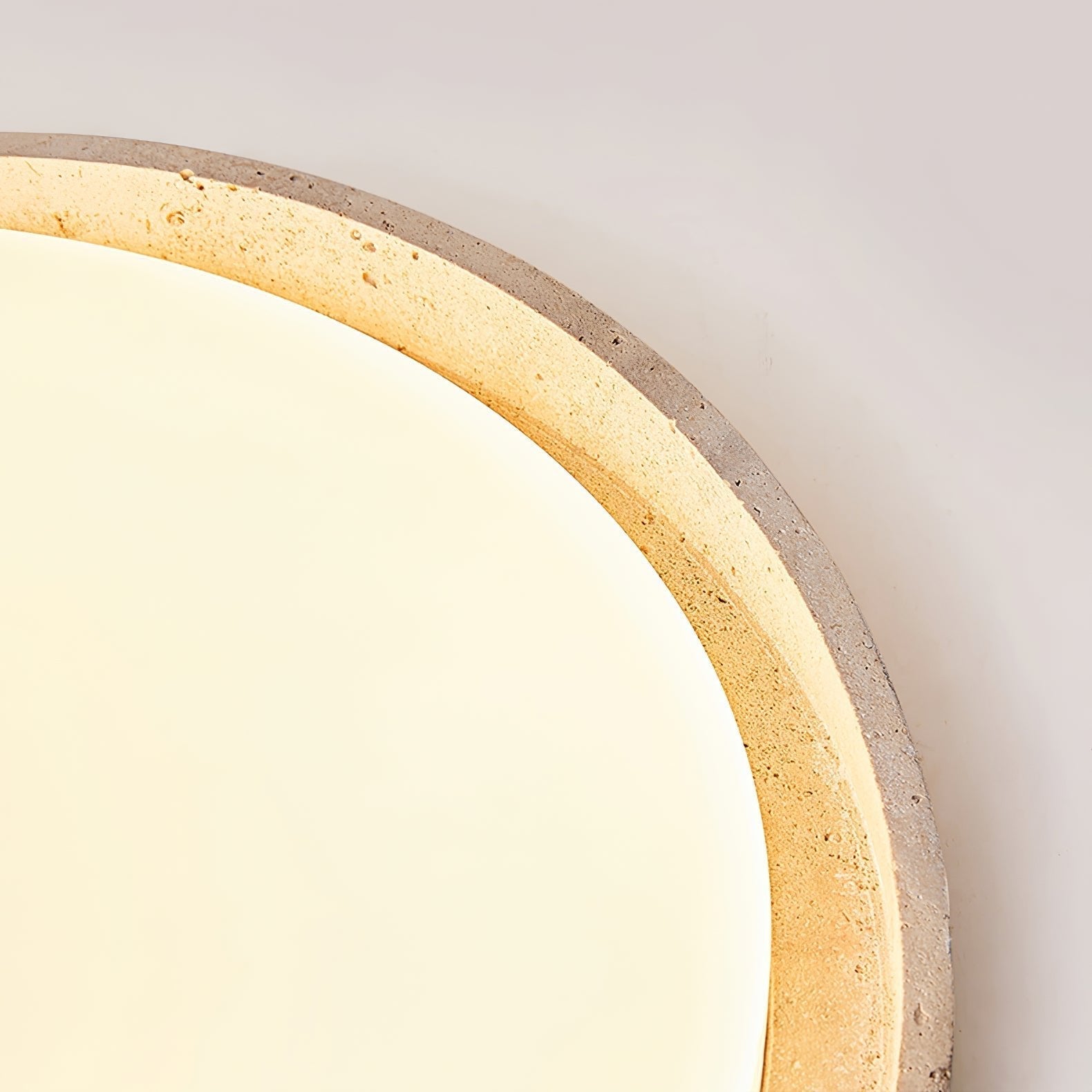 Plafonnier Aruz Wave en pierre naturelle