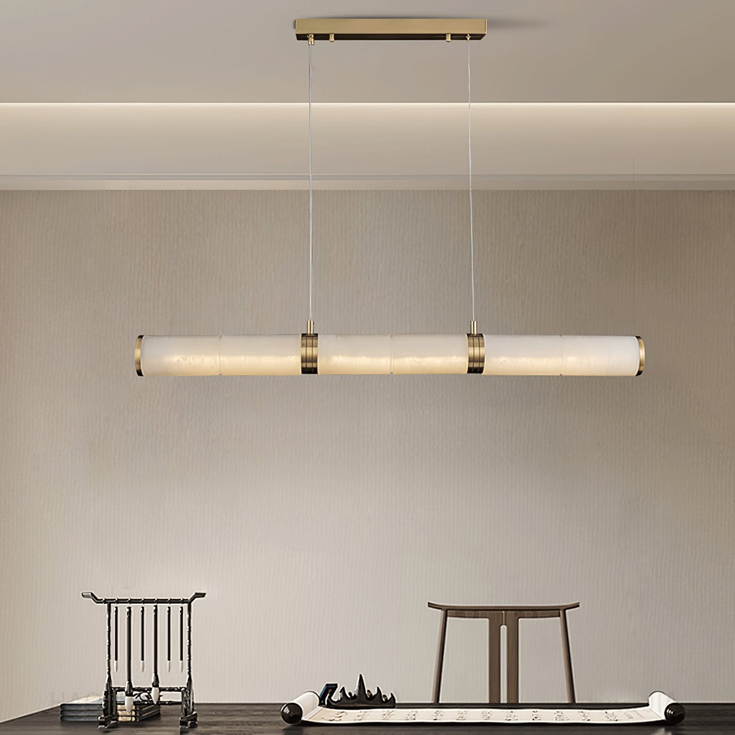 Becoza Alabaster Linear Pendant Lamp
