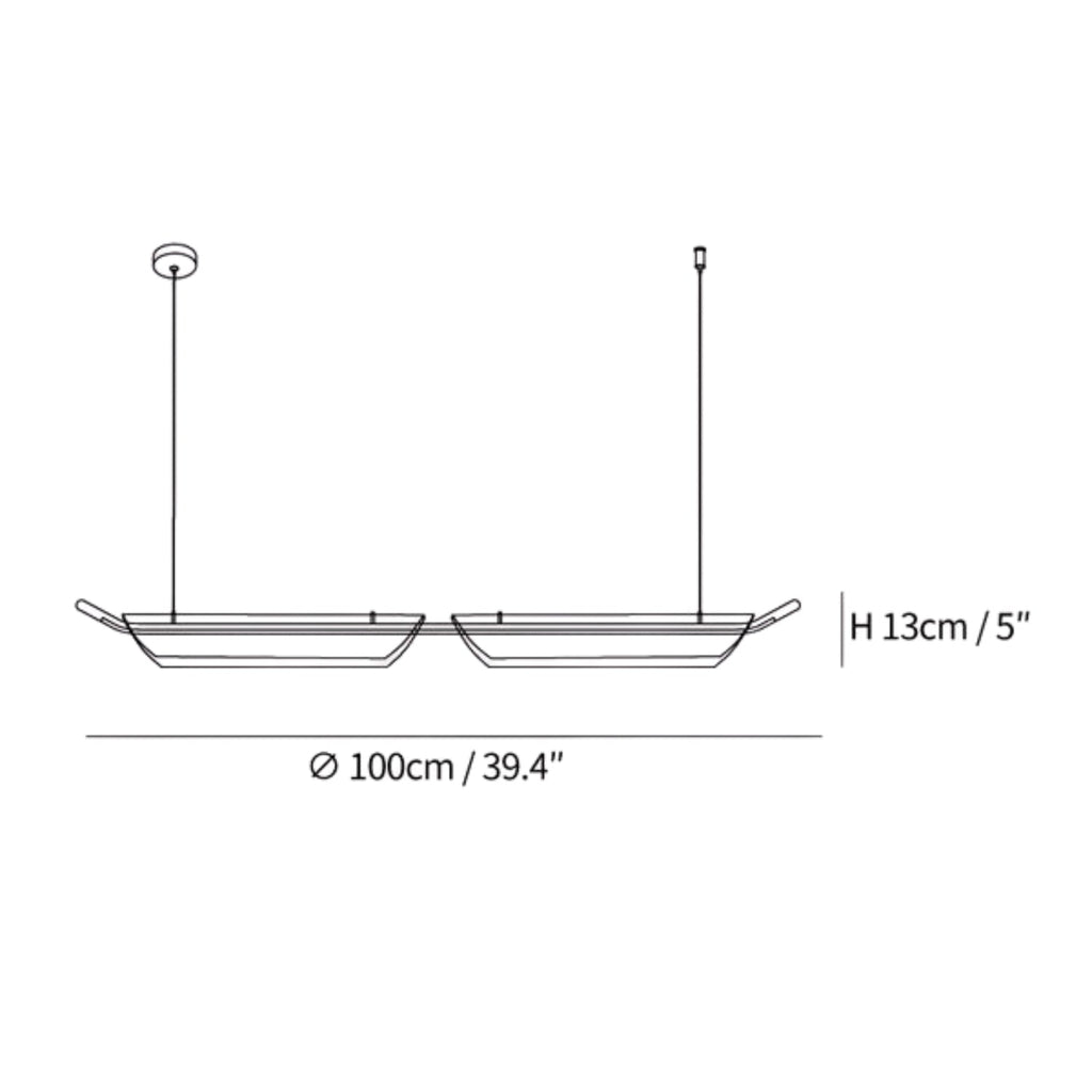 Becloza Double Design Pendant Lamp