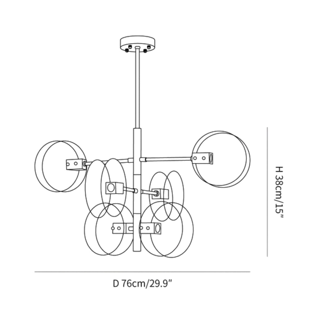 Lampa wisząca Aremosa