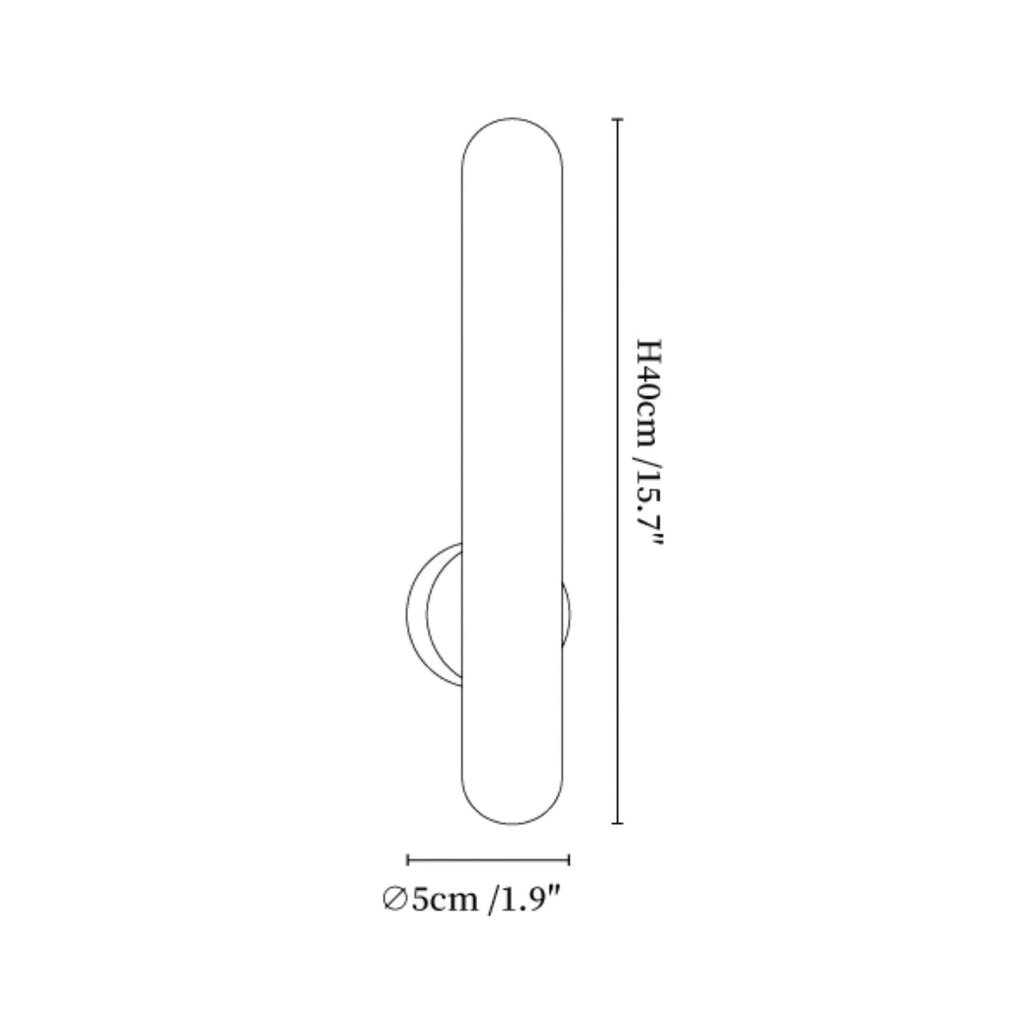 Lampa ścienna Almizaye Alabaster