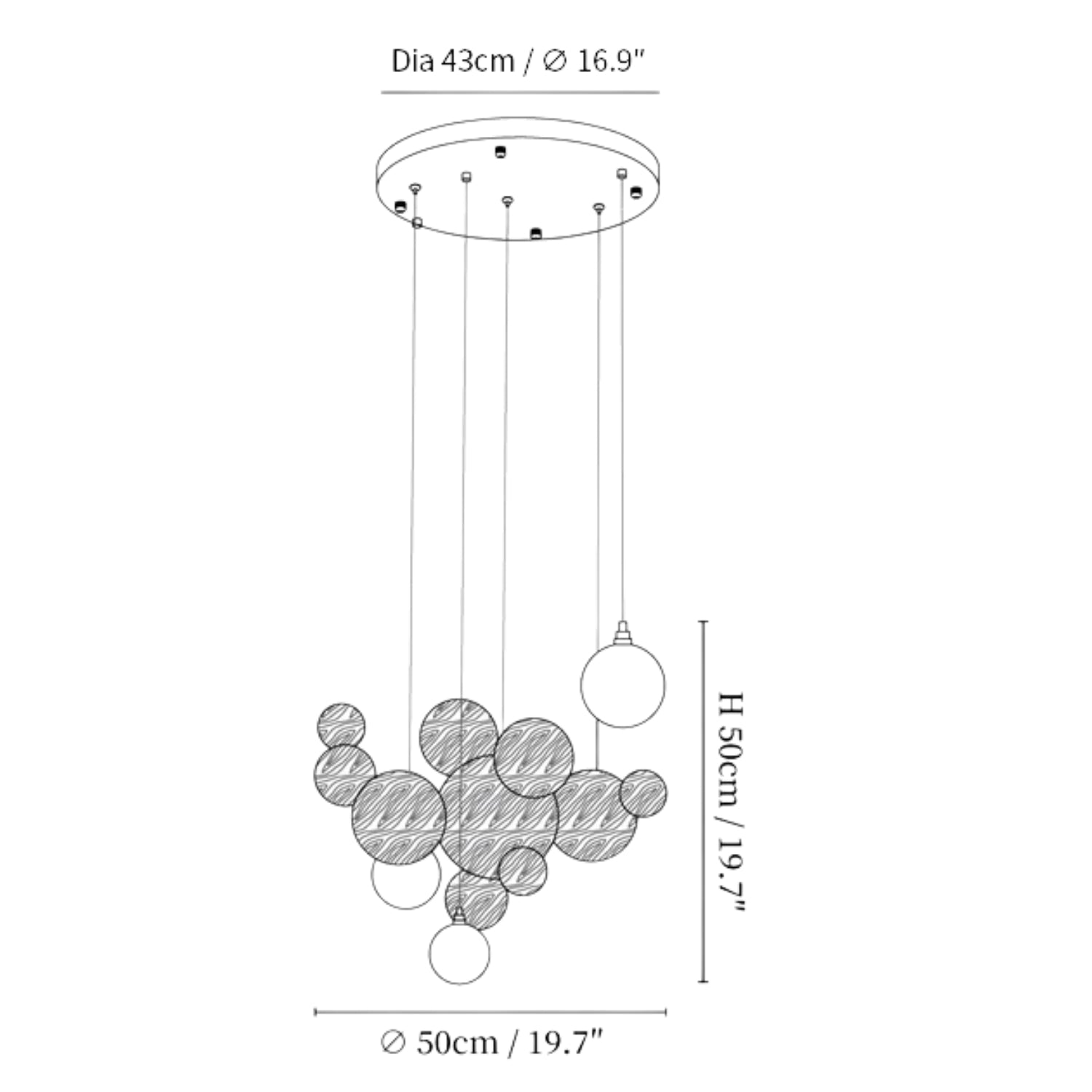 Beo Wooden Ball Pendant Lamp