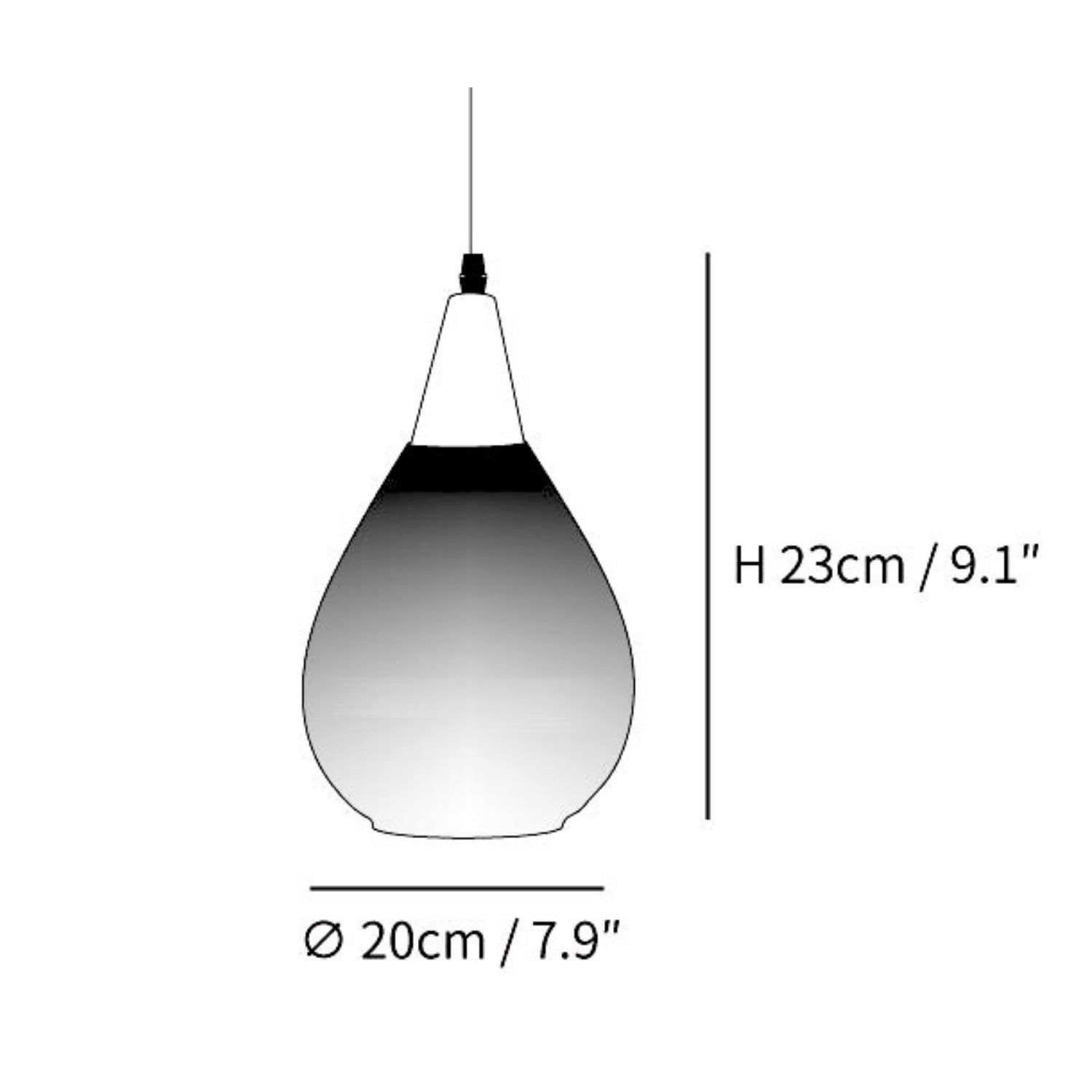 Bensy Drop Pendant Lamp