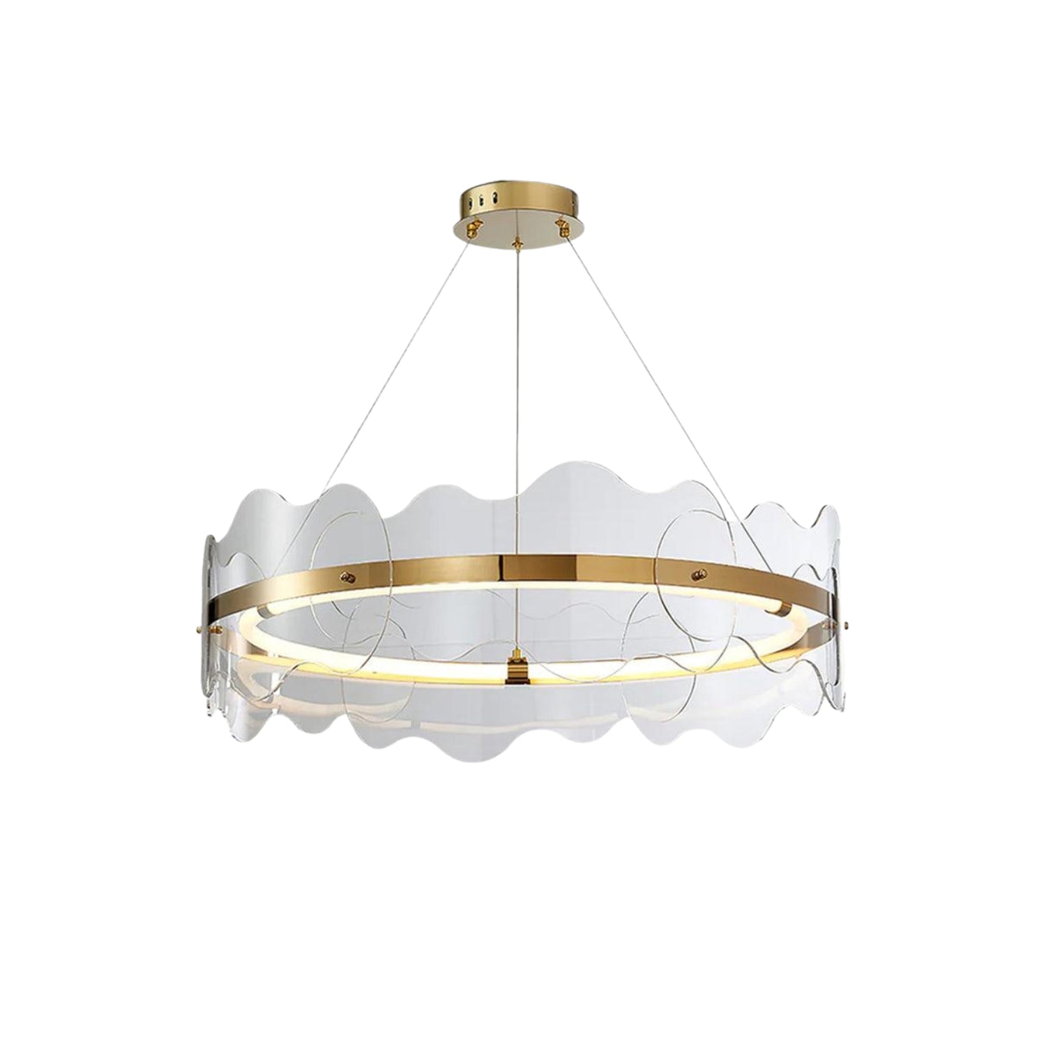 Suspension ondulée en acrylon