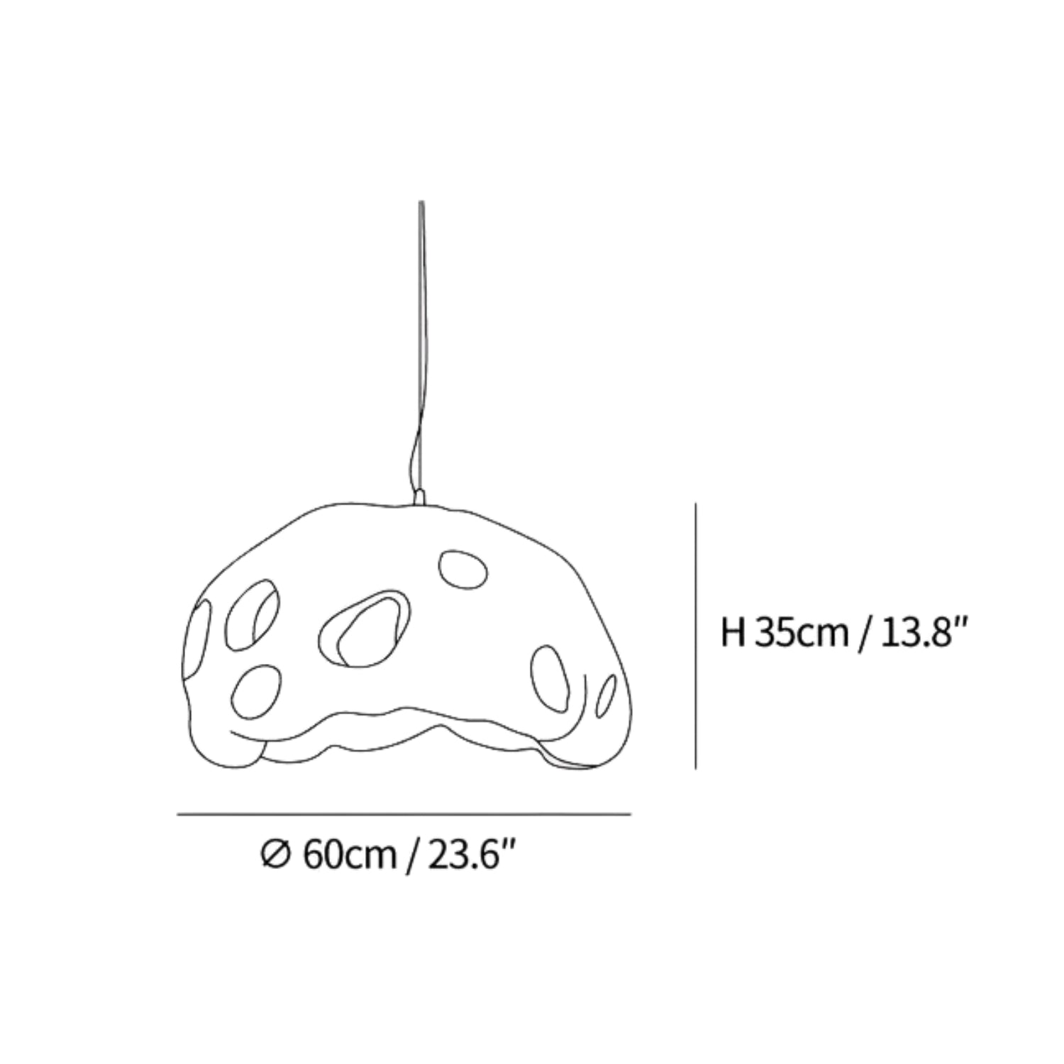 Lampa wisząca Atenso