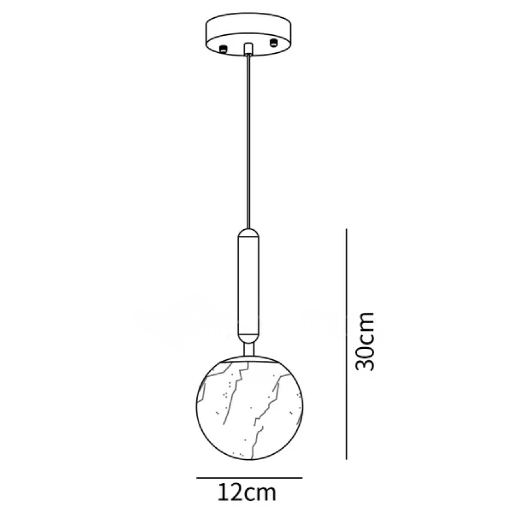 Baselo Alabaster Pendant Lamp
